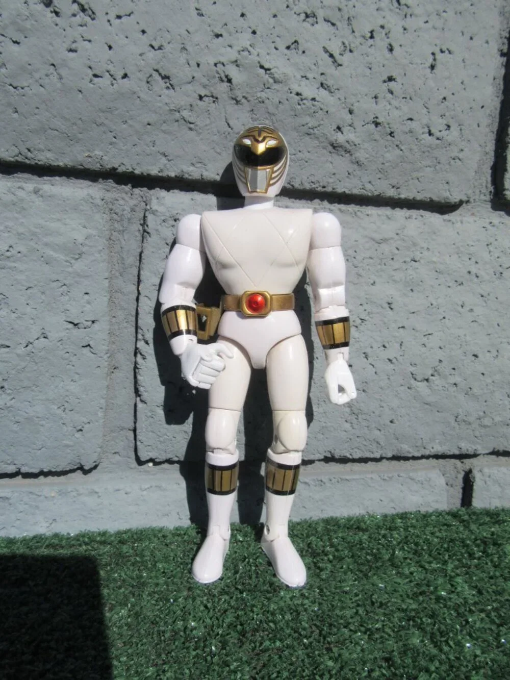Vintage 1993 Bandai White Mighty Morphin Power Rangers No Sword 8
